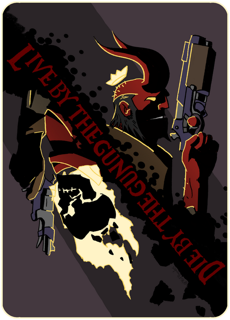 Hellboy/West of Dead Fan Art