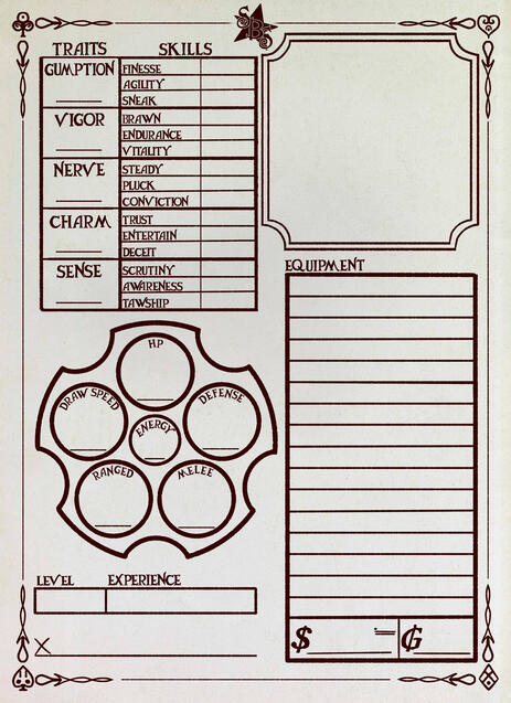 TTRPG Character Sheet
